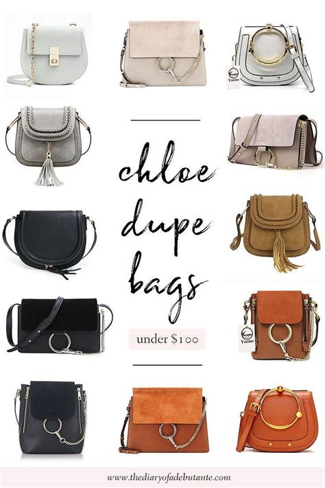 tess bag dupe|chloe canvas handbag dupe.